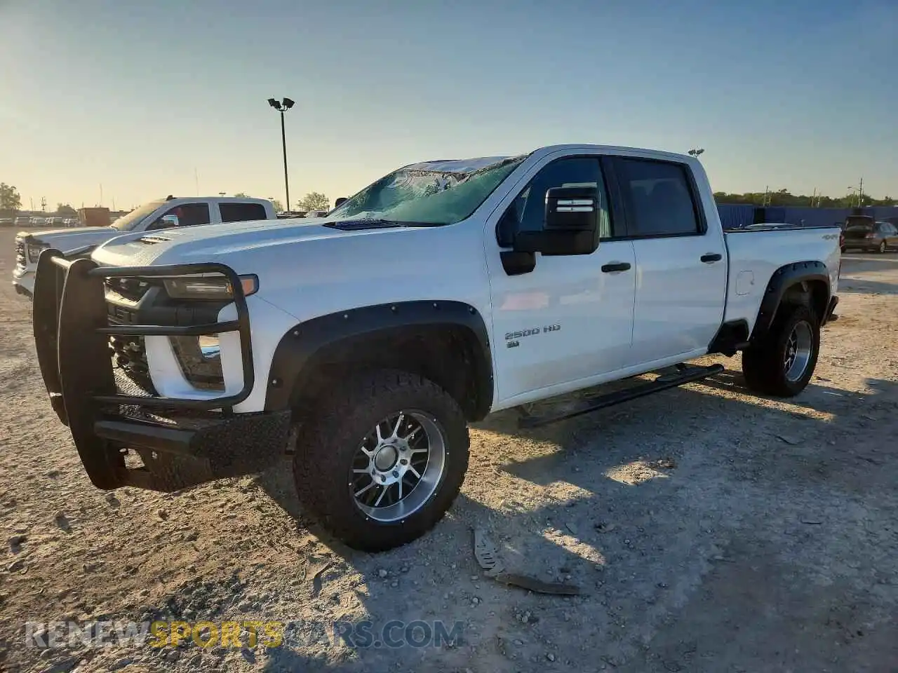 1 fotografías del automóvil dañado 1GC4YLEY3MF113423 CHEVROLET SILVERADO 2021