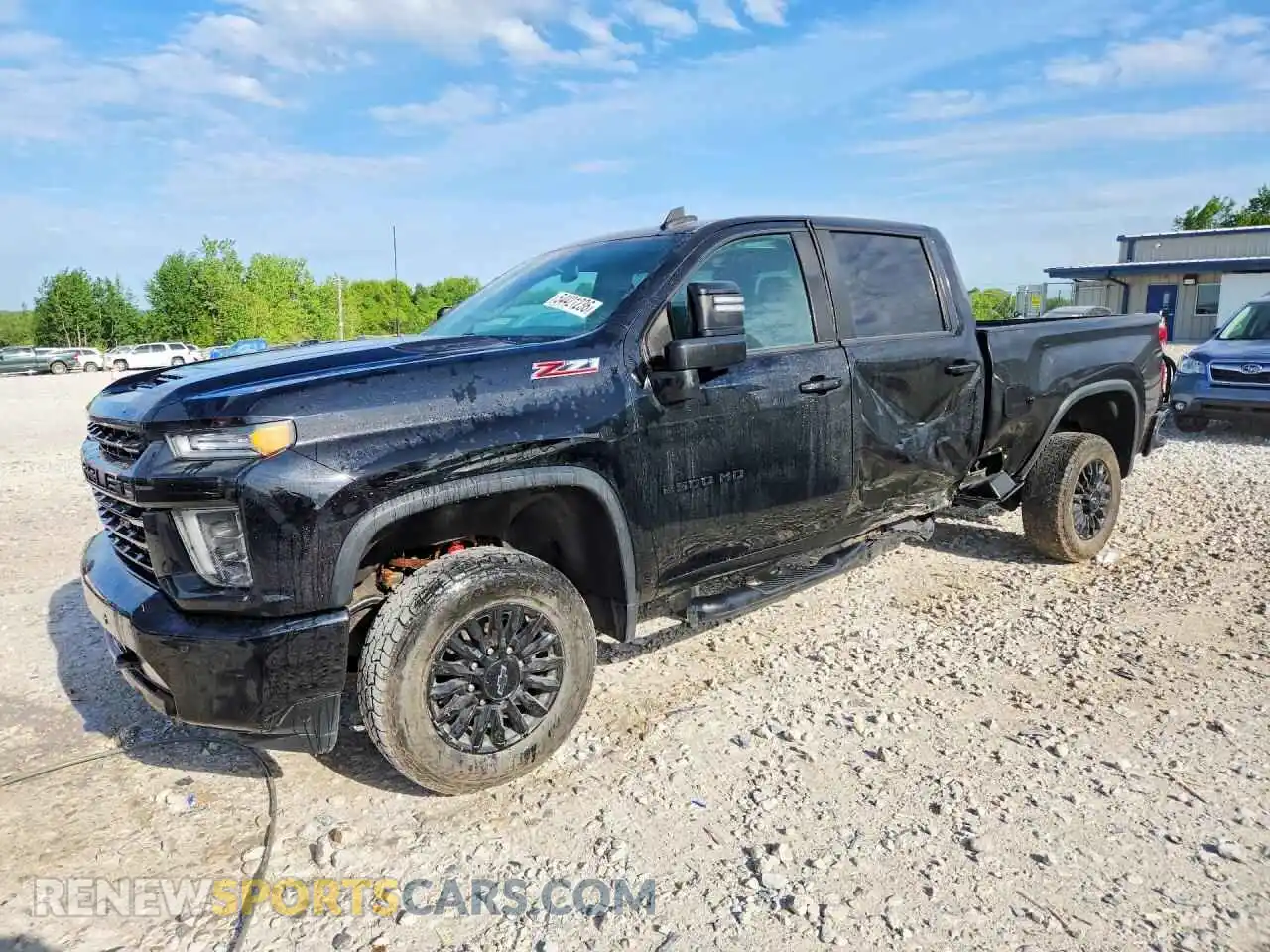 1 fotografías del automóvil dañado 1GC4YNE7XMF122932 CHEVROLET SILVERADO 2021