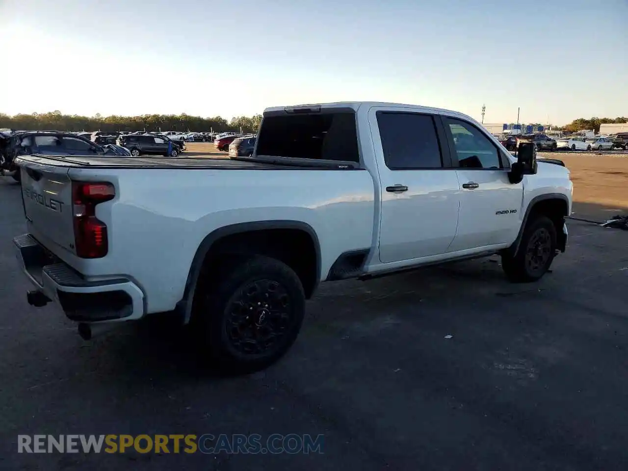 3 Photograph of a damaged car 1GC4YNEY6MF224382 CHEVROLET SILVERADO 2021