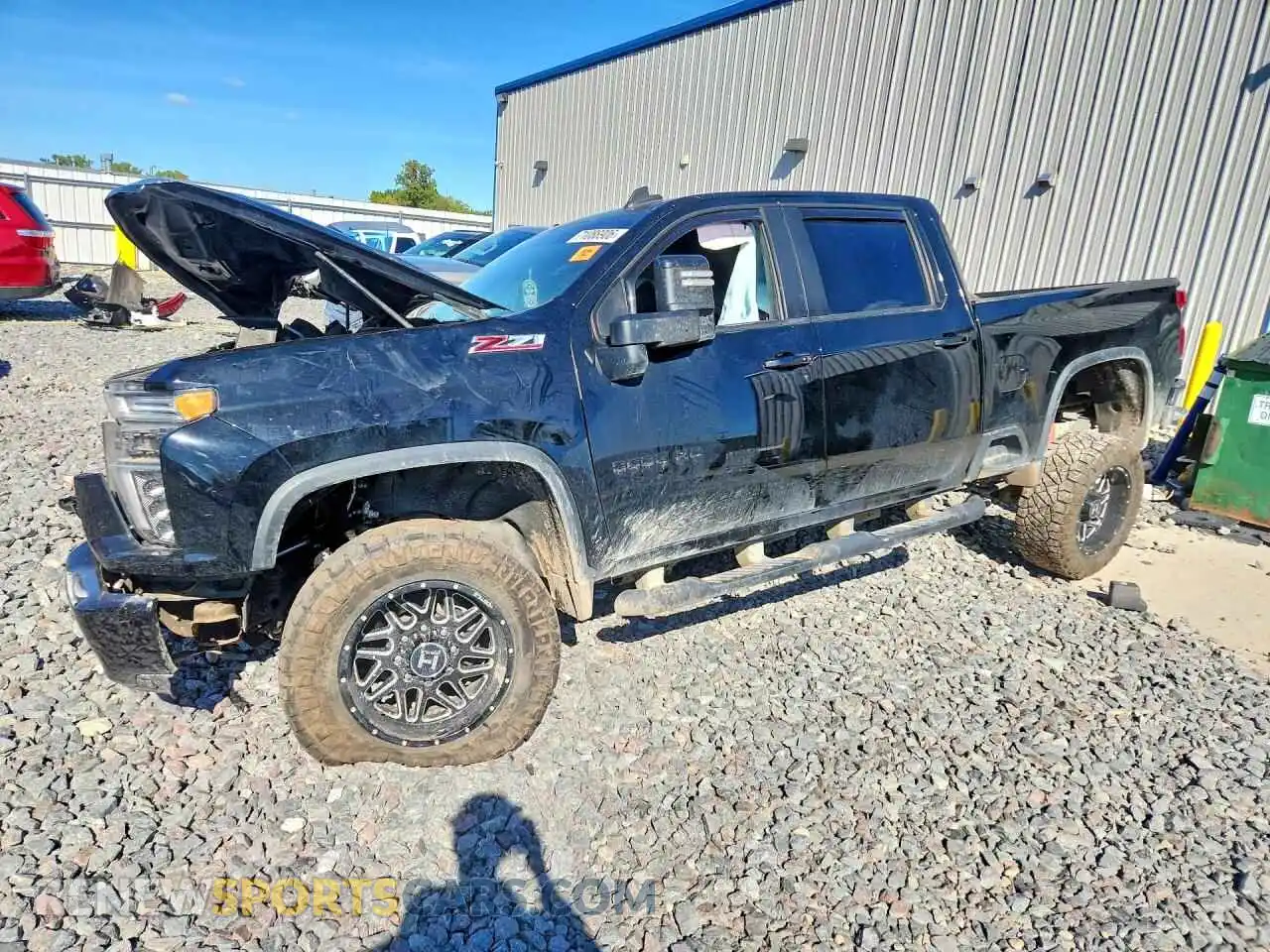 1 Фотография поврежденного автомобиля 1GC4YNEY9MF256114 CHEVROLET SILVERADO 2021