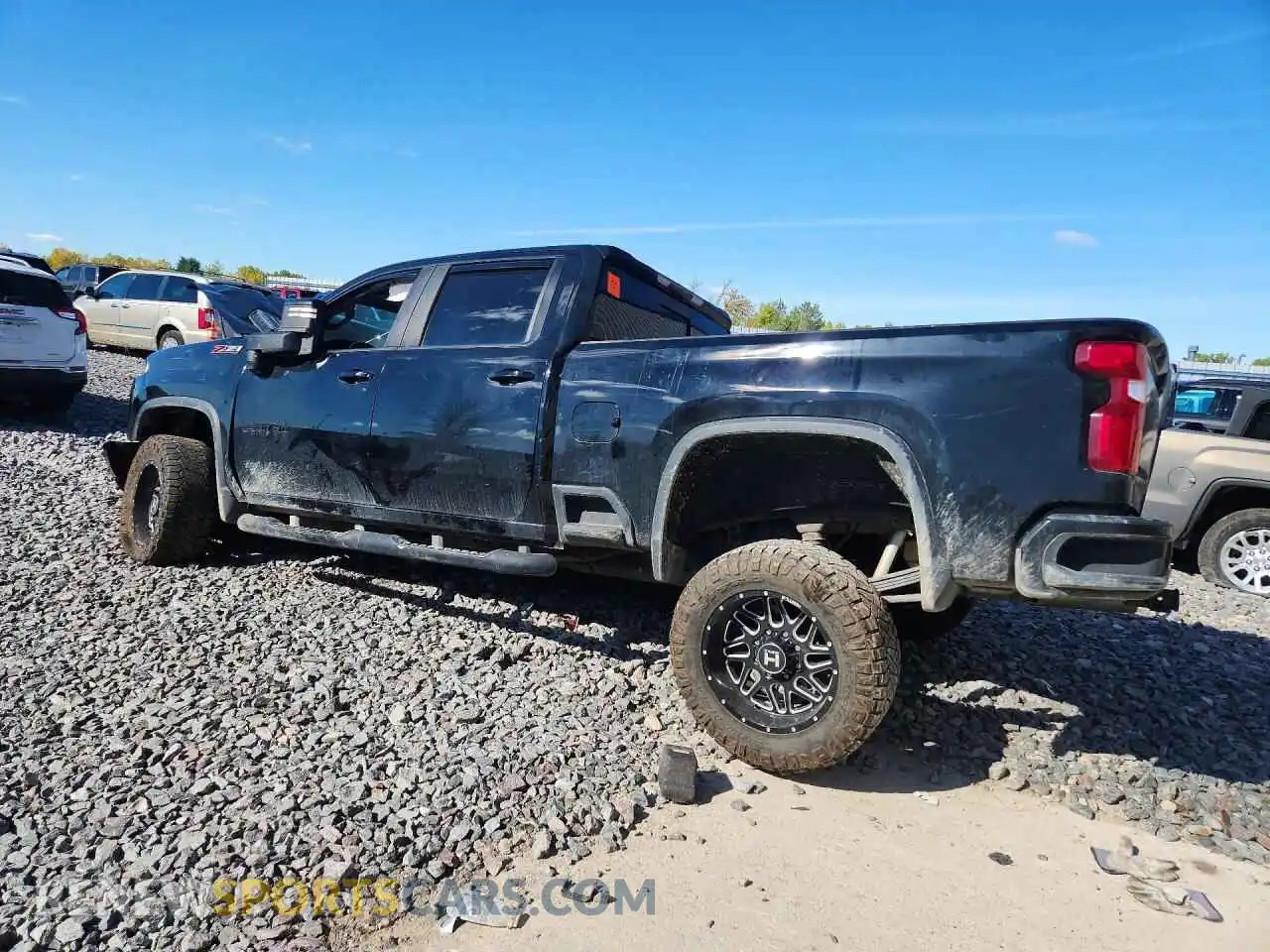 2 Фотография поврежденного автомобиля 1GC4YNEY9MF256114 CHEVROLET SILVERADO 2021