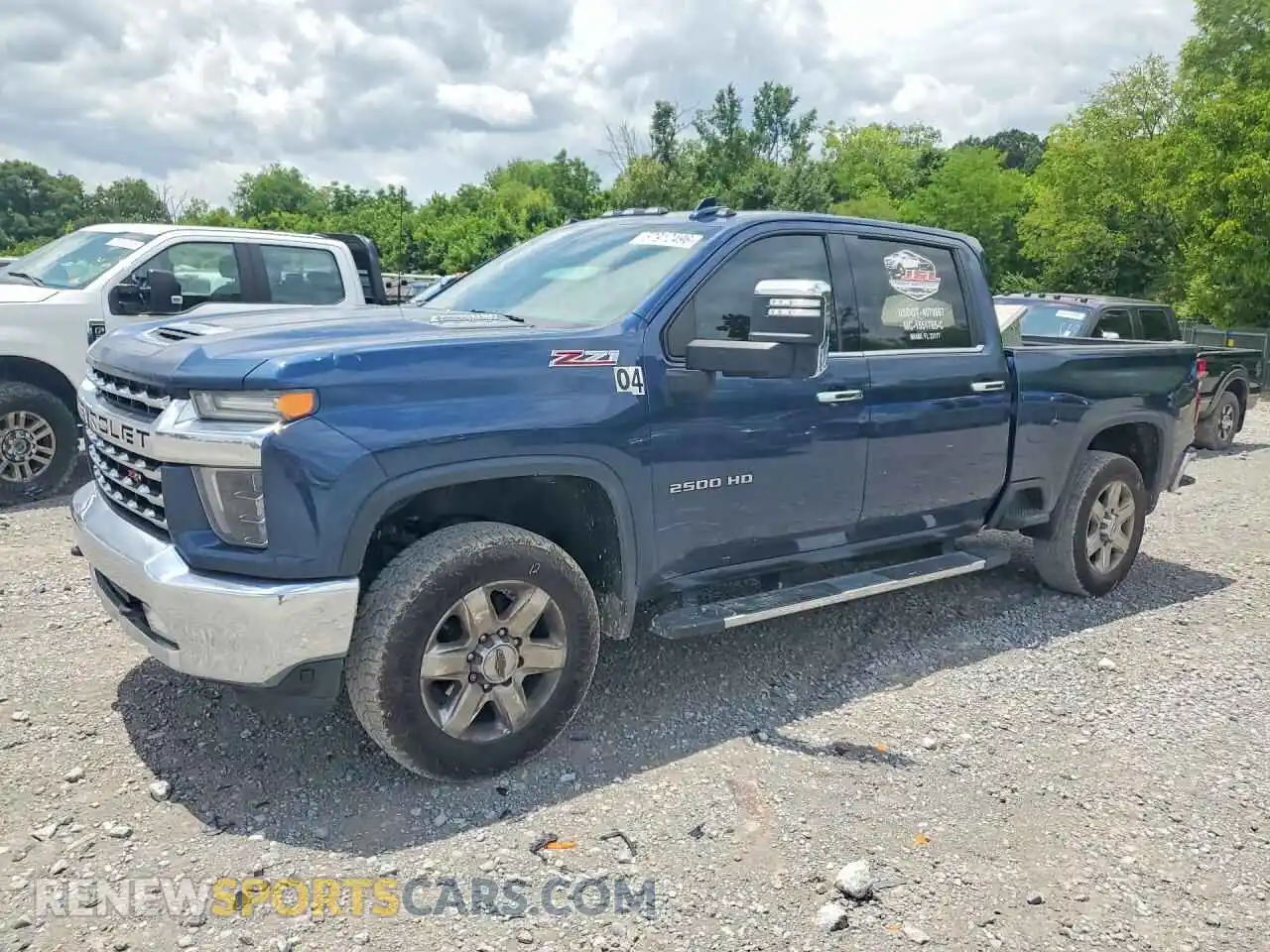 1 Photograph of a damaged car 1GC4YPEY1MF313482 CHEVROLET SILVERADO 2021