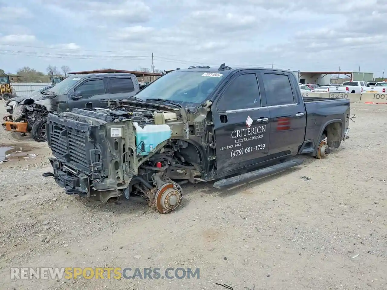 1 Photograph of a damaged car 1GC4YPEY9MF287424 CHEVROLET SILVERADO 2021