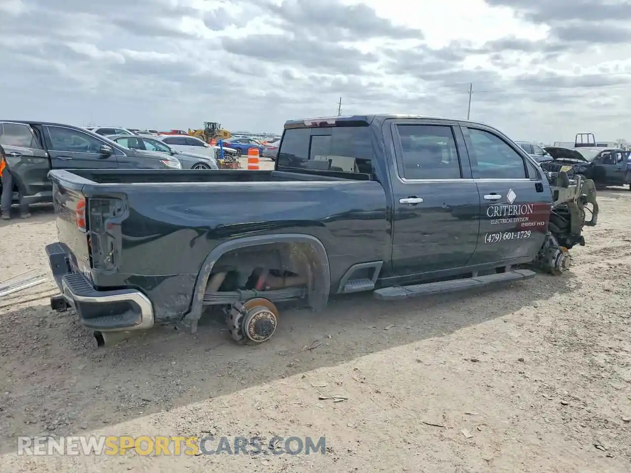 3 Photograph of a damaged car 1GC4YPEY9MF287424 CHEVROLET SILVERADO 2021