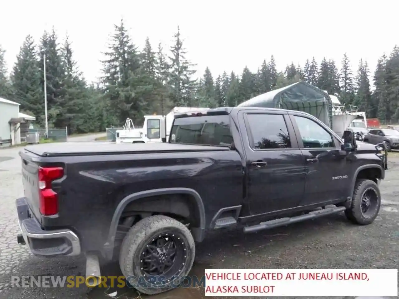 3 Фотография поврежденного автомобиля 1GC4YTEY3MF247025 CHEVROLET SILVERADO 2021