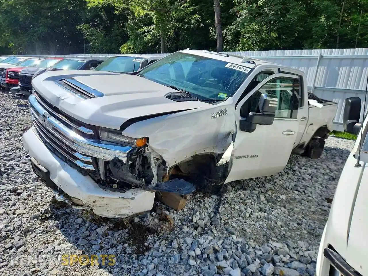 1 Photograph of a damaged car 1GC4YVEY7MF122072 CHEVROLET SILVERADO 2021