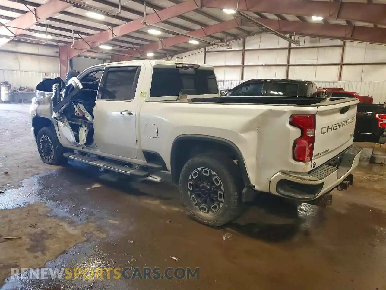 2 Photograph of a damaged car 1GC4YVEY7MF221751 CHEVROLET SILVERADO 2021