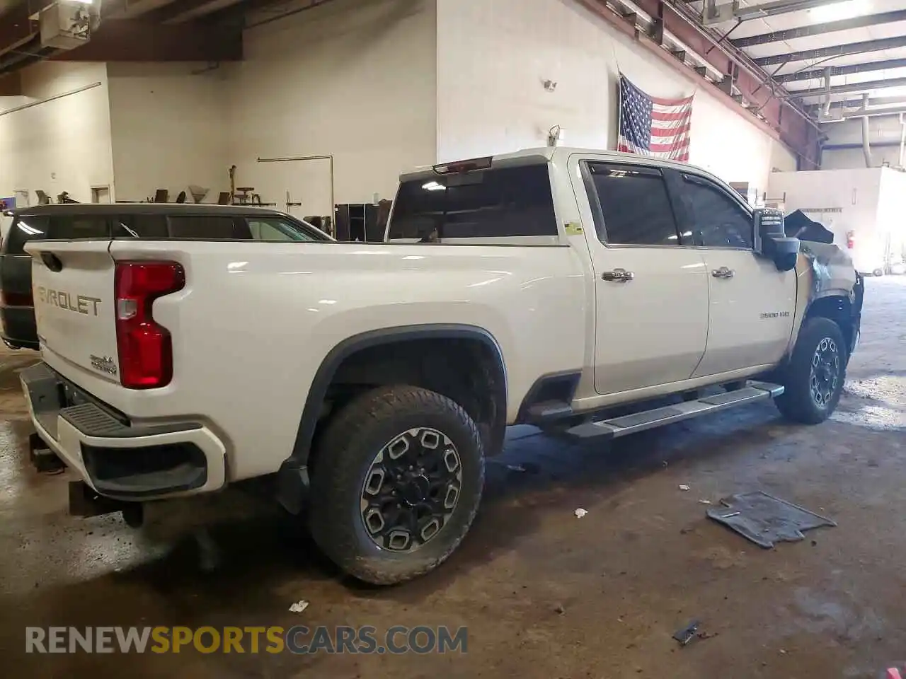 3 Photograph of a damaged car 1GC4YVEY7MF221751 CHEVROLET SILVERADO 2021