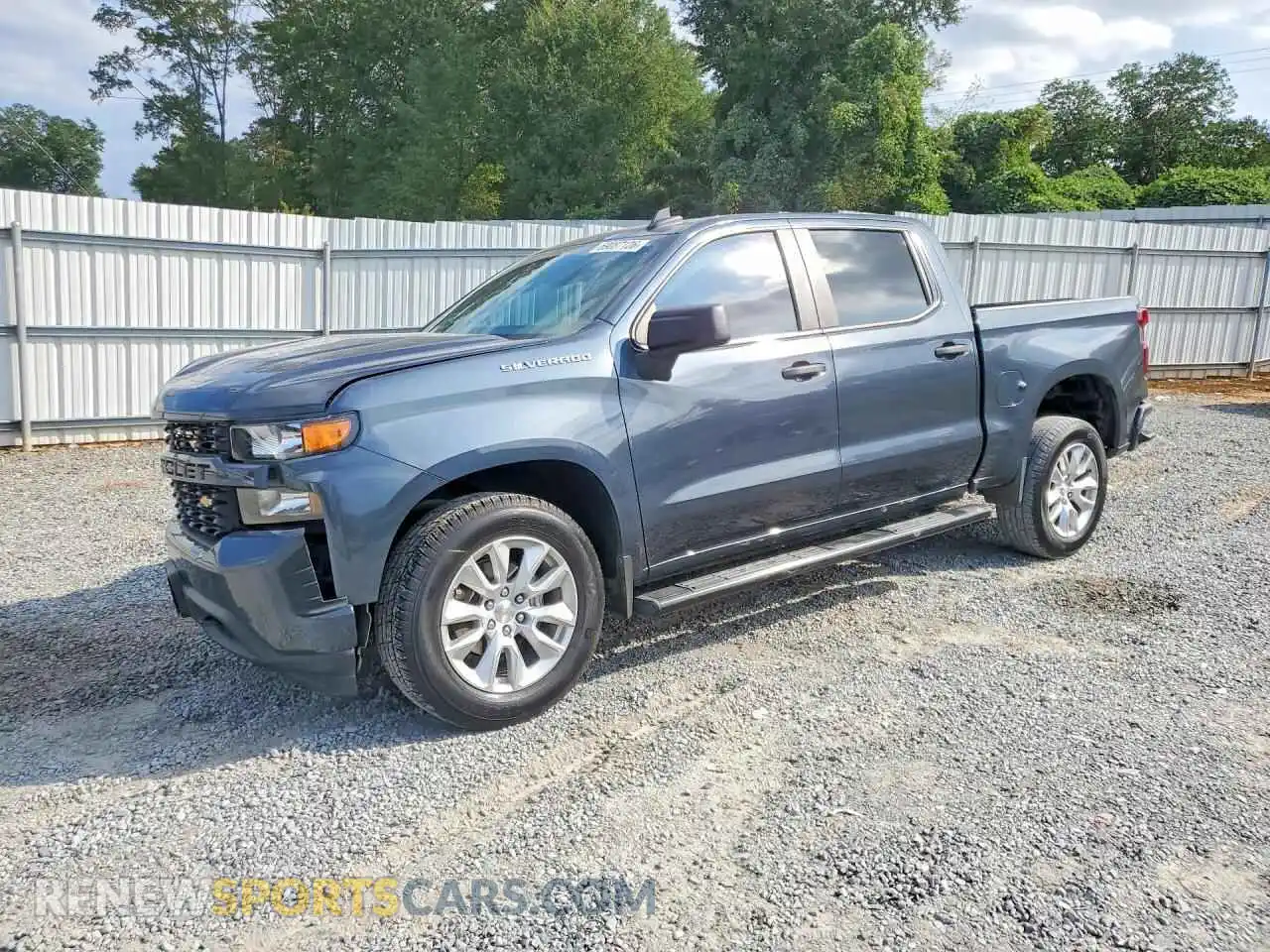 1 Photograph of a damaged car 1GCPWBEK1MZ379109 CHEVROLET SILVERADO 2021
