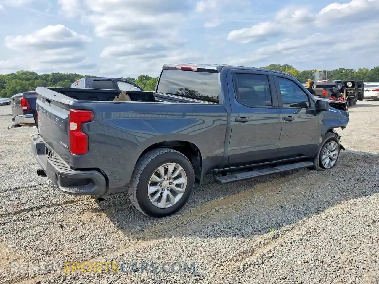 3 Photograph of a damaged car 1GCPWBEK1MZ379109 CHEVROLET SILVERADO 2021