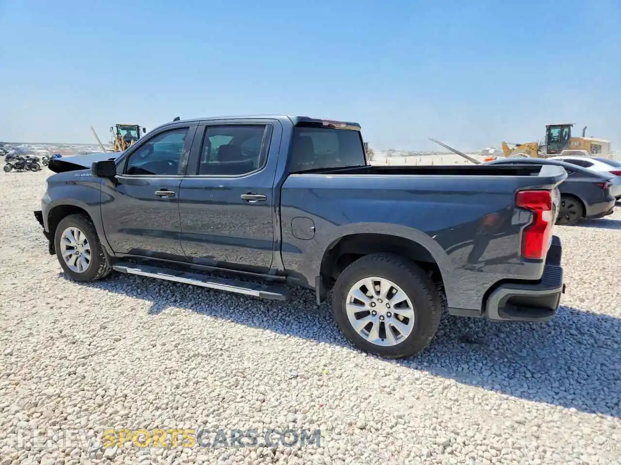 2 Photograph of a damaged car 1GCPWBEK1MZ379790 CHEVROLET SILVERADO 2021