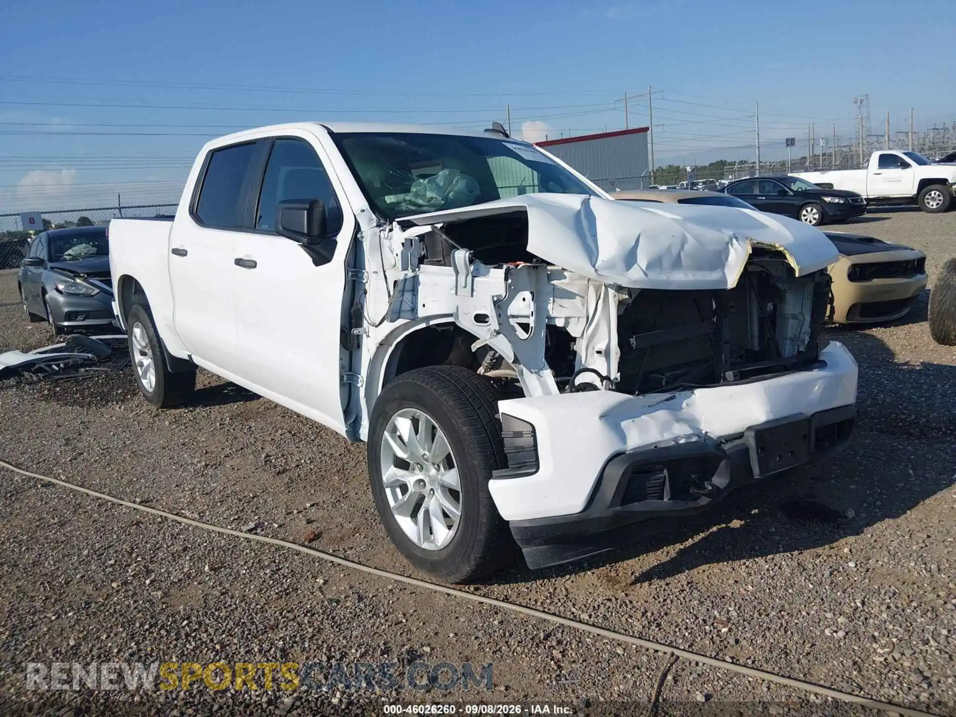 1 Фотография поврежденного автомобиля 1GCPWBEK6MZ225611 CHEVROLET SILVERADO 2021