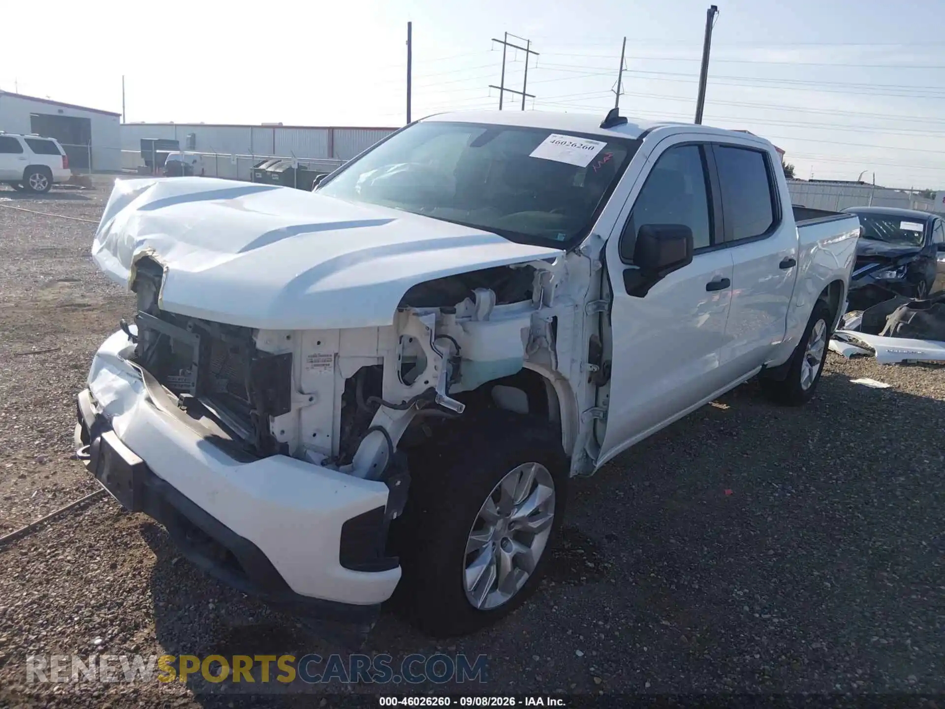2 Фотография поврежденного автомобиля 1GCPWBEK6MZ225611 CHEVROLET SILVERADO 2021