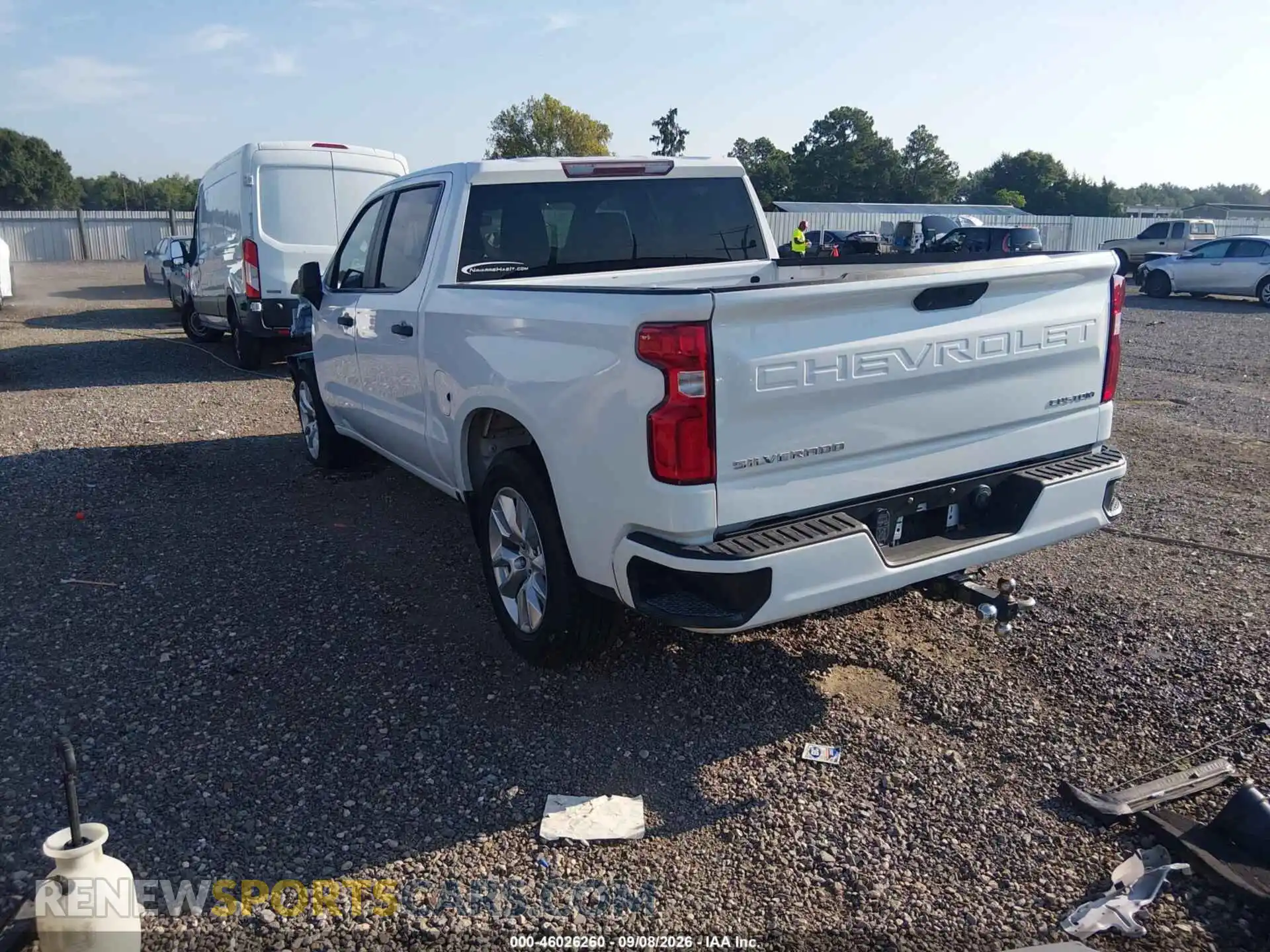 3 Фотография поврежденного автомобиля 1GCPWBEK6MZ225611 CHEVROLET SILVERADO 2021