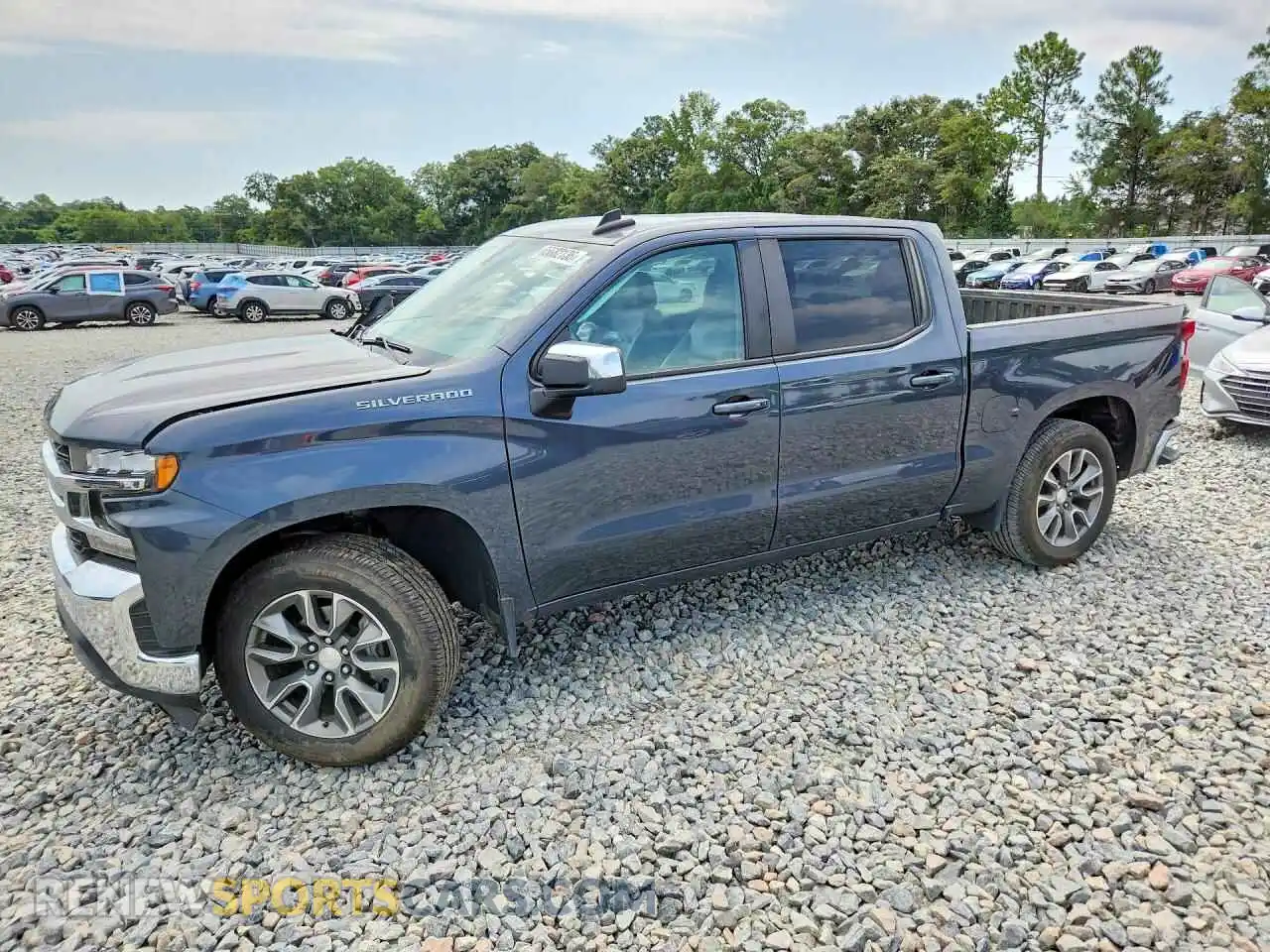 1 fotografías del automóvil dañado 1GCPWCED0MZ408123 CHEVROLET SILVERADO 2021