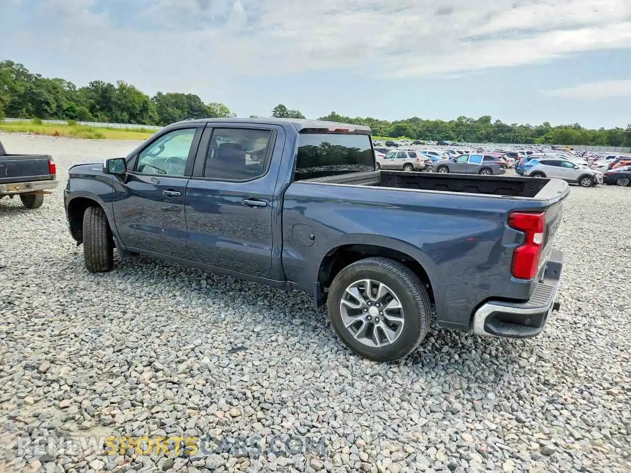 2 fotografías del automóvil dañado 1GCPWCED0MZ408123 CHEVROLET SILVERADO 2021