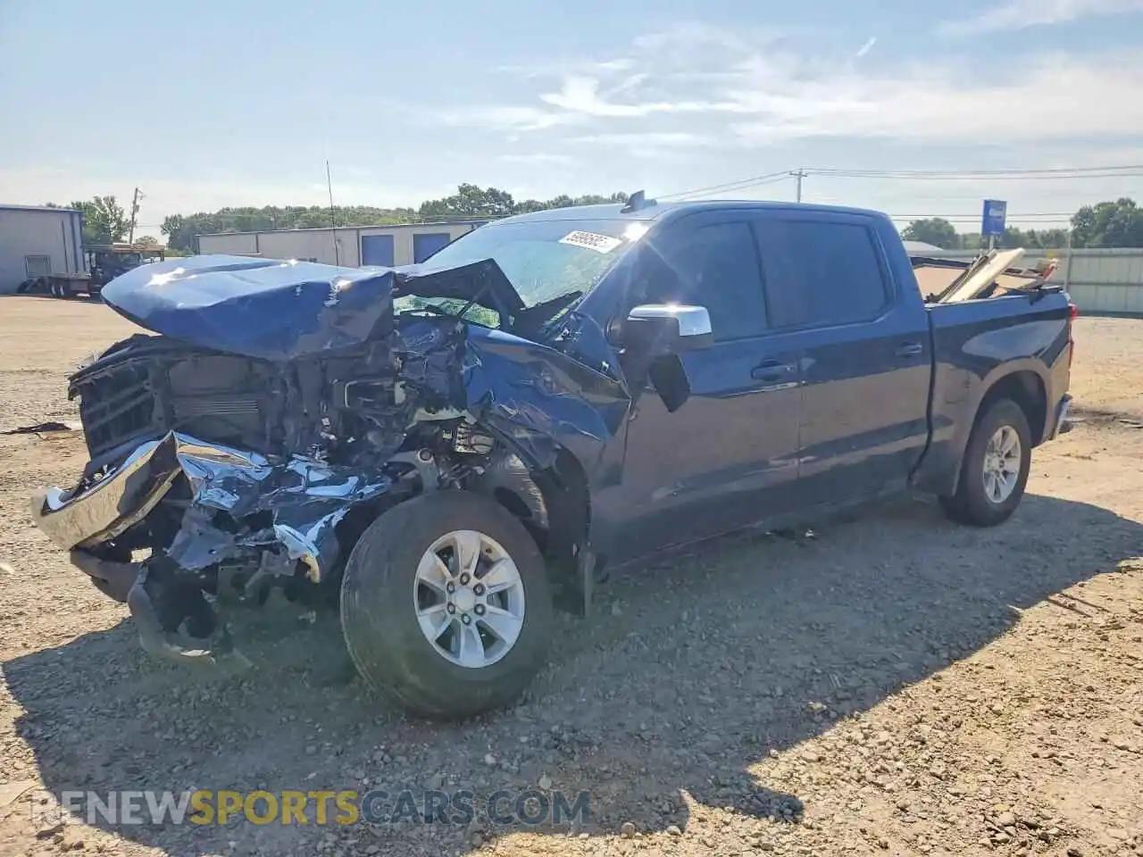 1 Photograph of a damaged car 1GCPWCED3MZ249596 CHEVROLET SILVERADO 2021