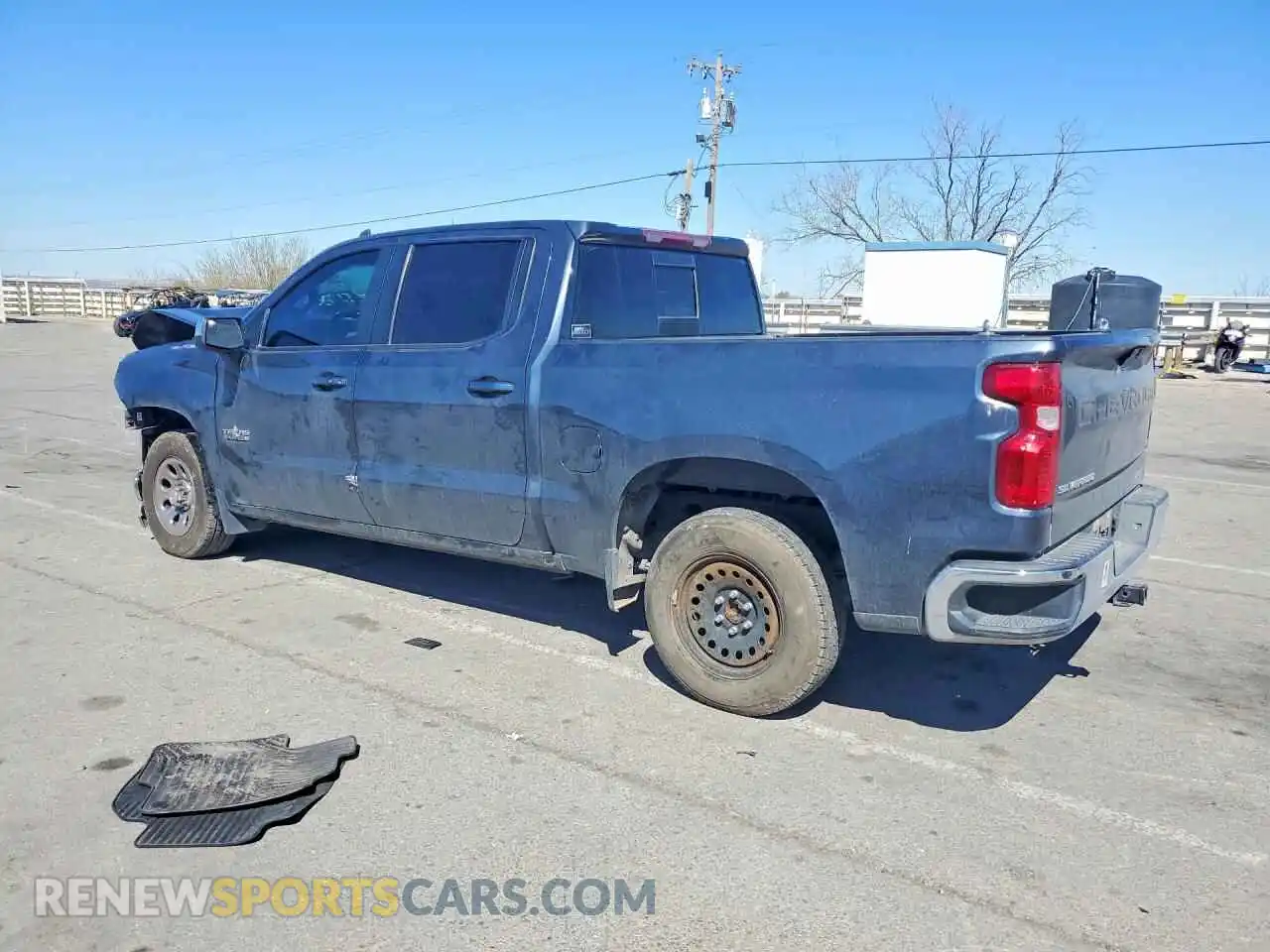 2 Photograph of a damaged car 1GCPWCED5MZ227826 CHEVROLET SILVERADO 2021