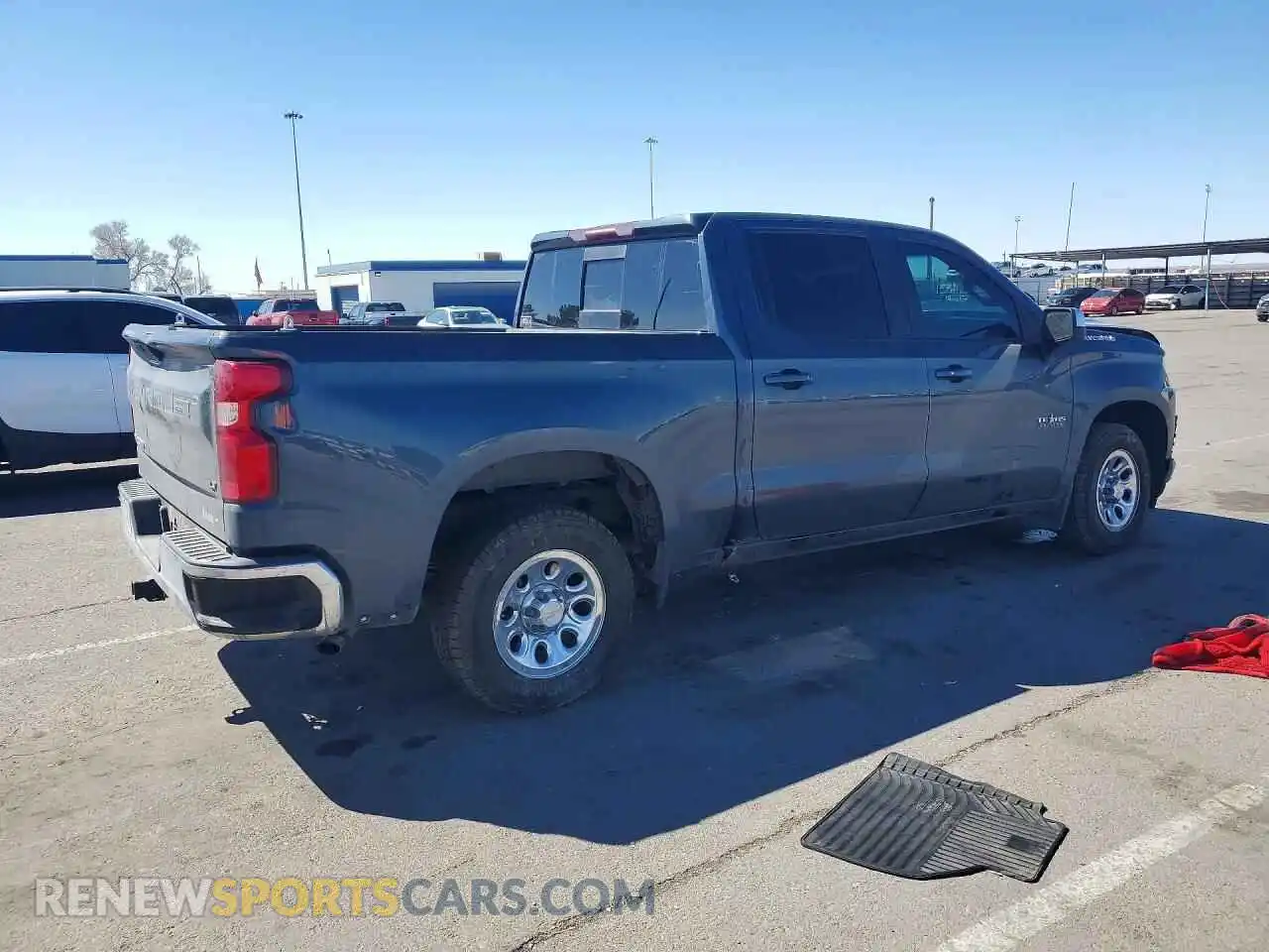 3 Photograph of a damaged car 1GCPWCED5MZ227826 CHEVROLET SILVERADO 2021
