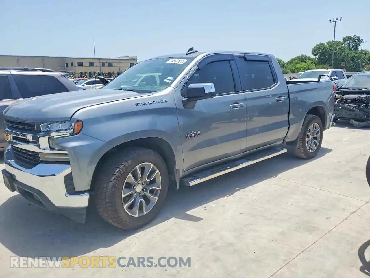 1 Photograph of a damaged car 1GCPWCED9MZ112615 CHEVROLET SILVERADO 2021