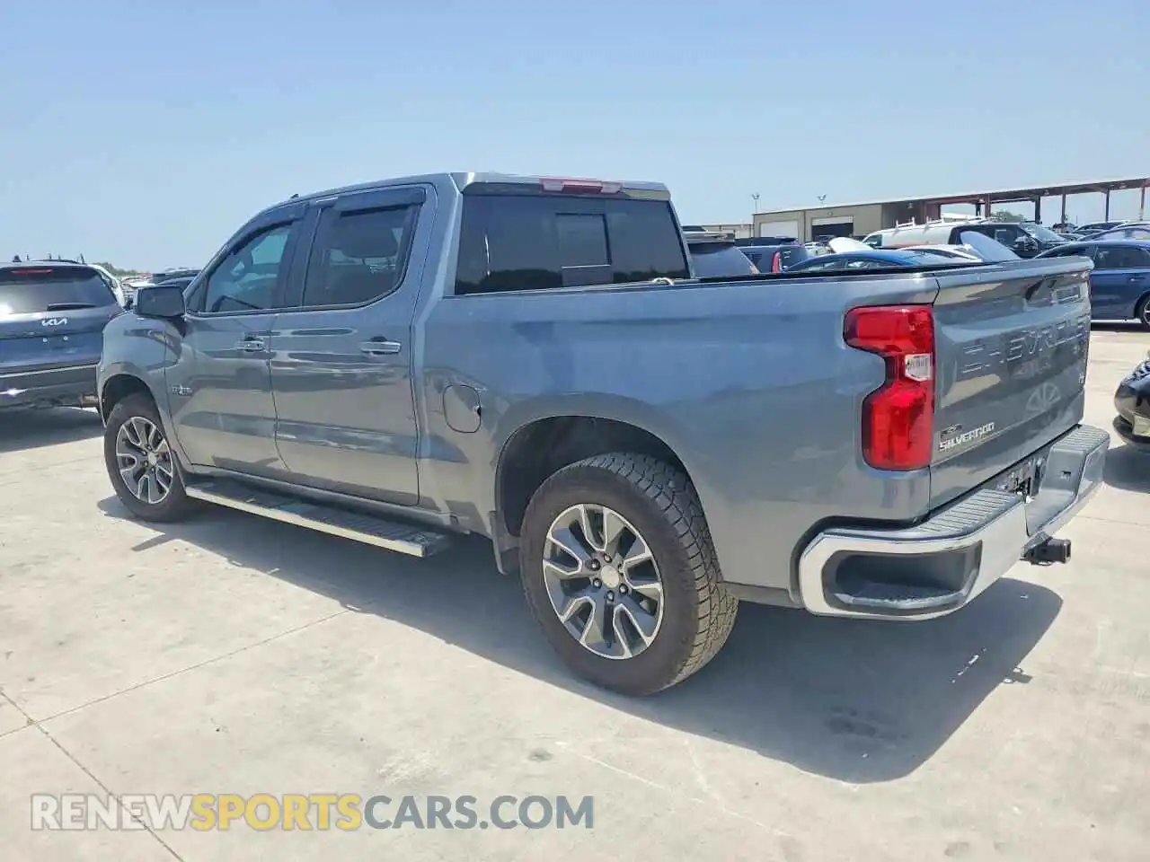 2 Photograph of a damaged car 1GCPWCED9MZ112615 CHEVROLET SILVERADO 2021