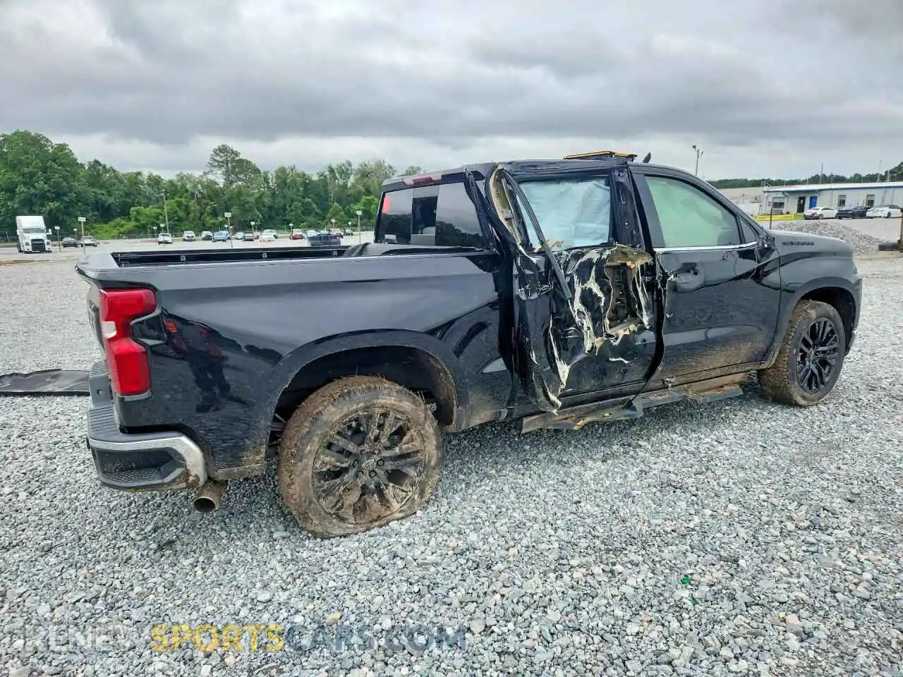 3 Photograph of a damaged car 1GCPWEED0MZ416251 CHEVROLET SILVERADO 2021