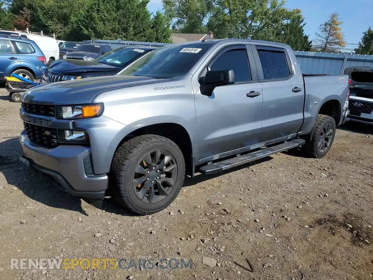 1 fotografías del automóvil dañado 1GCPYBEH2MZ170377 CHEVROLET SILVERADO 2021