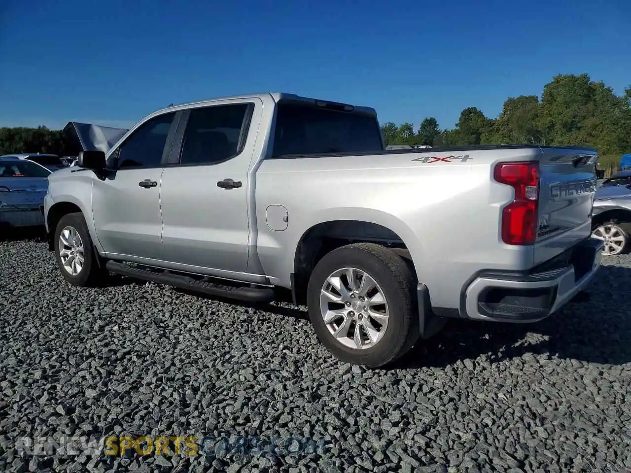 2 Photograph of a damaged car 1GCPYBEHXMZ174225 CHEVROLET SILVERADO 2021