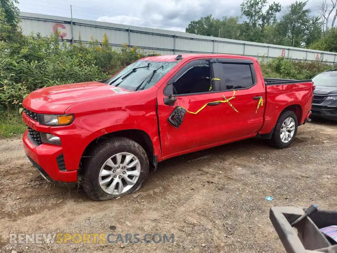 1 fotografías del automóvil dañado 1GCPYBEK3MZ213748 CHEVROLET SILVERADO 2021