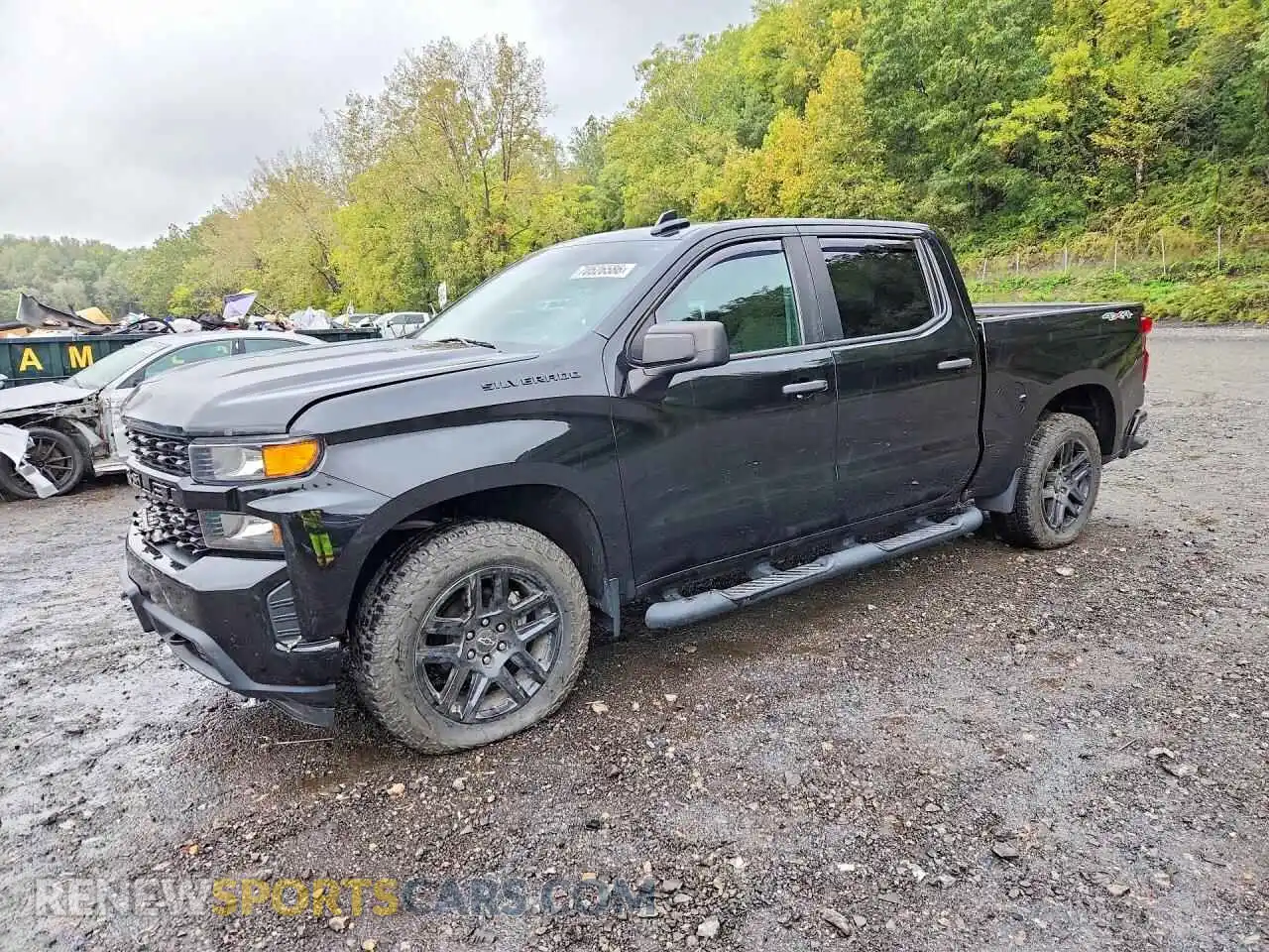 1 Photograph of a damaged car 1GCPYBEK5MZ421050 CHEVROLET SILVERADO 2021