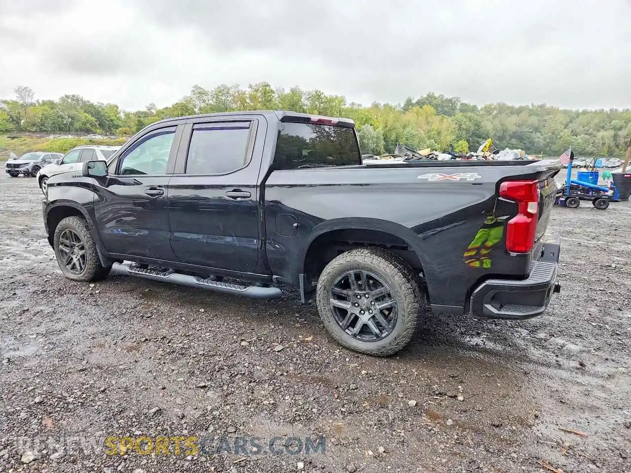 2 Photograph of a damaged car 1GCPYBEK5MZ421050 CHEVROLET SILVERADO 2021