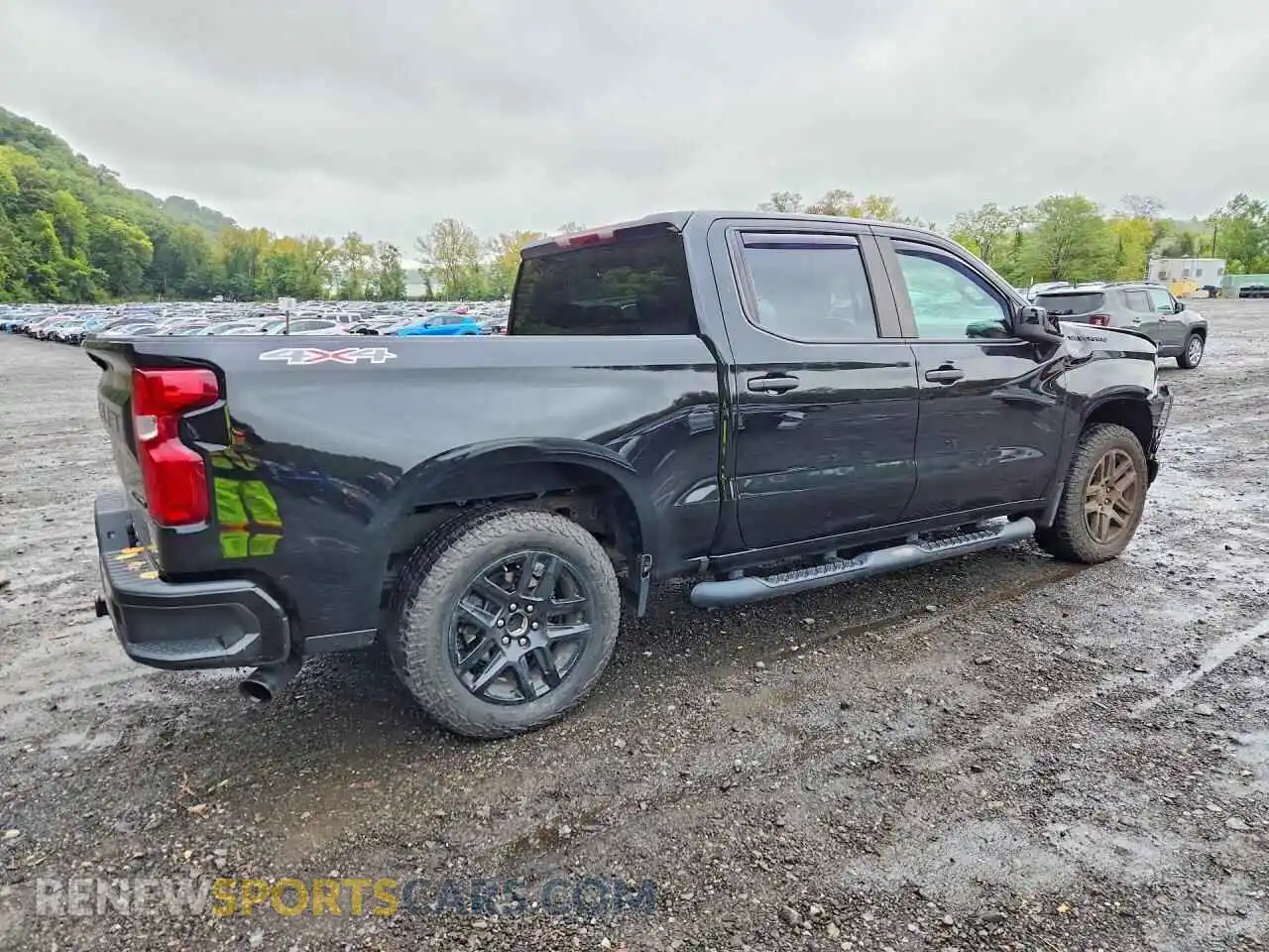 3 Photograph of a damaged car 1GCPYBEK5MZ421050 CHEVROLET SILVERADO 2021