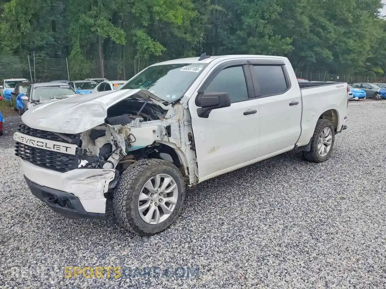 1 Photograph of a damaged car 1GCPYBEK8MZ279616 CHEVROLET SILVERADO 2021