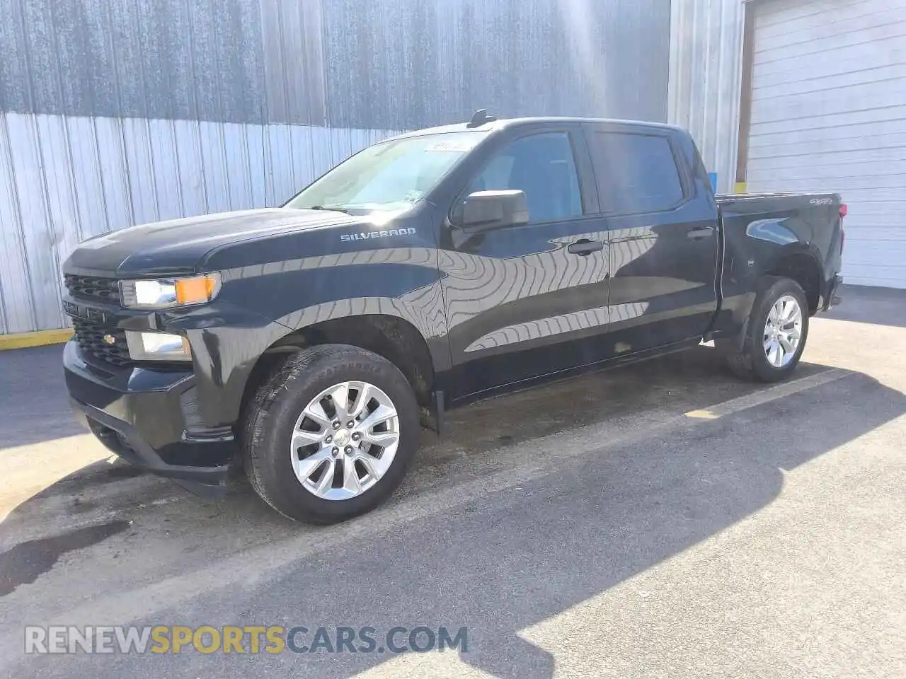 1 Photograph of a damaged car 1GCPYBEK9MZ176365 CHEVROLET SILVERADO 2021