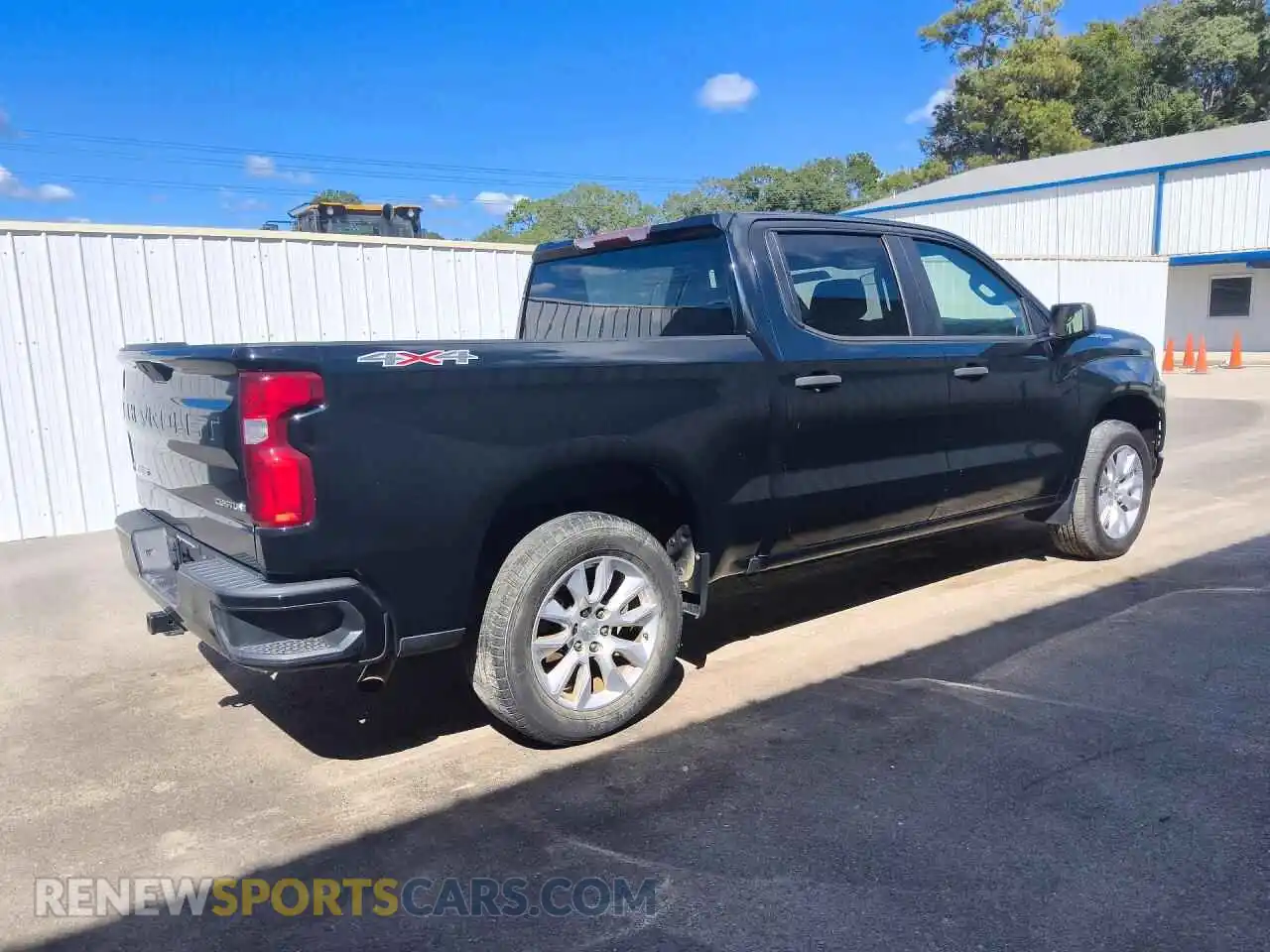 3 Photograph of a damaged car 1GCPYBEK9MZ176365 CHEVROLET SILVERADO 2021