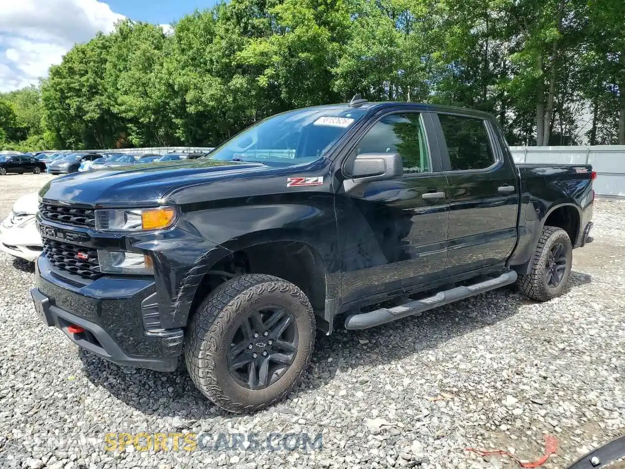 1 Фотография поврежденного автомобиля 1GCPYCEF0MZ259076 CHEVROLET SILVERADO 2021