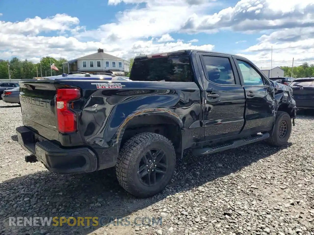 3 Фотография поврежденного автомобиля 1GCPYCEF0MZ259076 CHEVROLET SILVERADO 2021