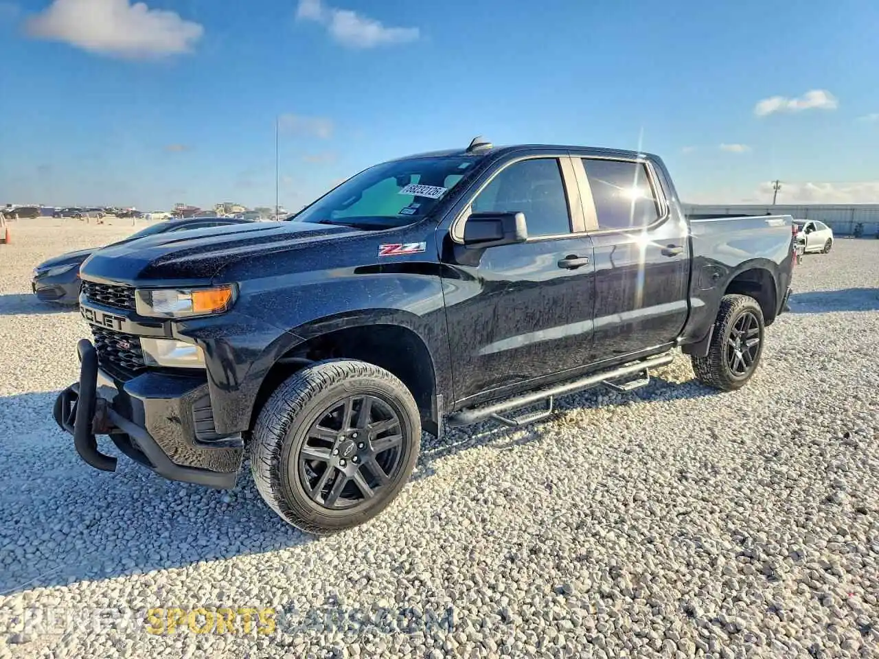 1 Photograph of a damaged car 1GCPYCEF6MZ399360 CHEVROLET SILVERADO 2021