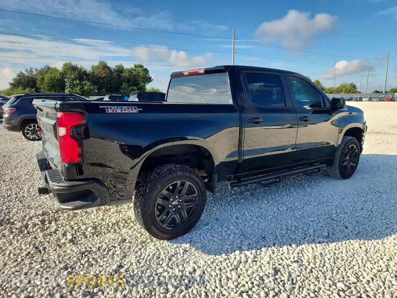 3 Photograph of a damaged car 1GCPYCEF6MZ399360 CHEVROLET SILVERADO 2021