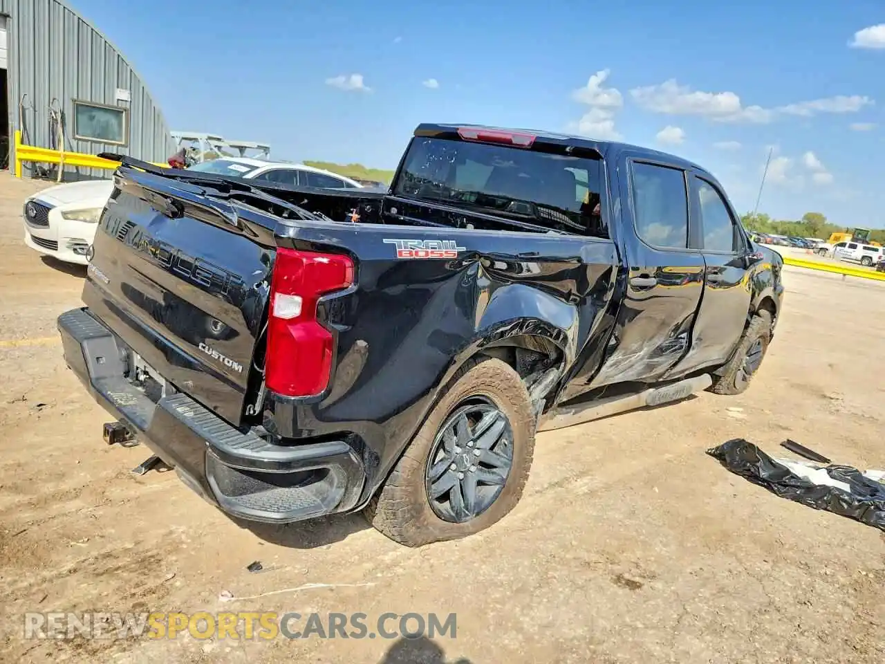 3 Фотография поврежденного автомобиля 1GCPYCEL4MZ240732 CHEVROLET SILVERADO 2021