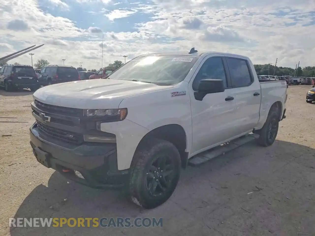1 Photograph of a damaged car 1GCPYFED1MZ389691 CHEVROLET SILVERADO 2021