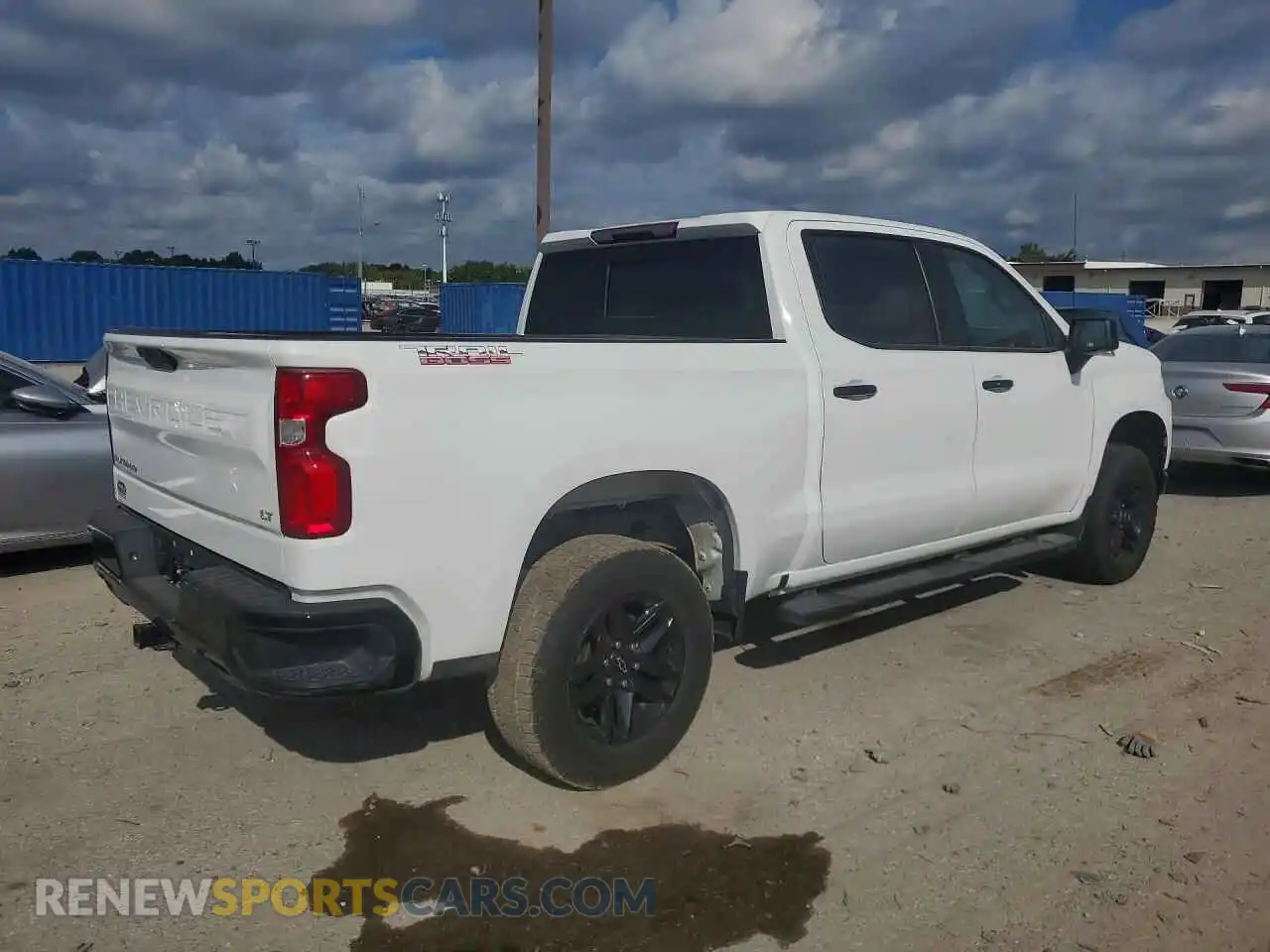 3 Photograph of a damaged car 1GCPYFED1MZ389691 CHEVROLET SILVERADO 2021