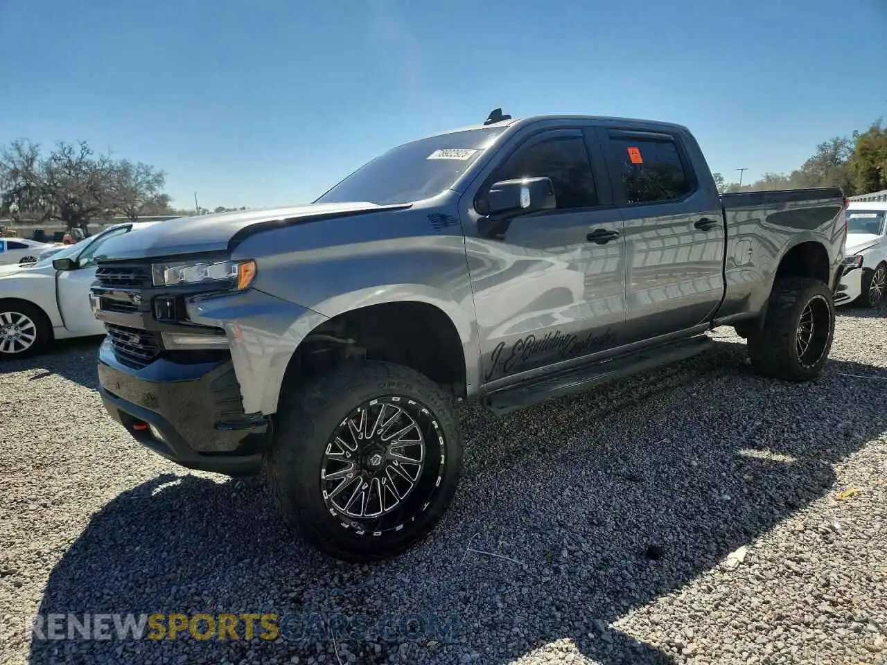 1 Photograph of a damaged car 1GCPYFED2MZ237242 CHEVROLET SILVERADO 2021