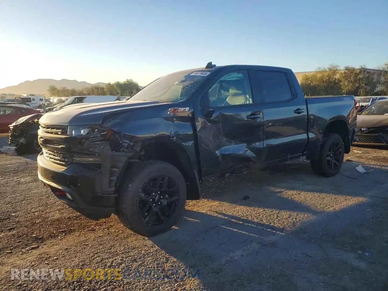 1 Фотография поврежденного автомобиля 1GCPYFED4MZ212696 CHEVROLET SILVERADO 2021