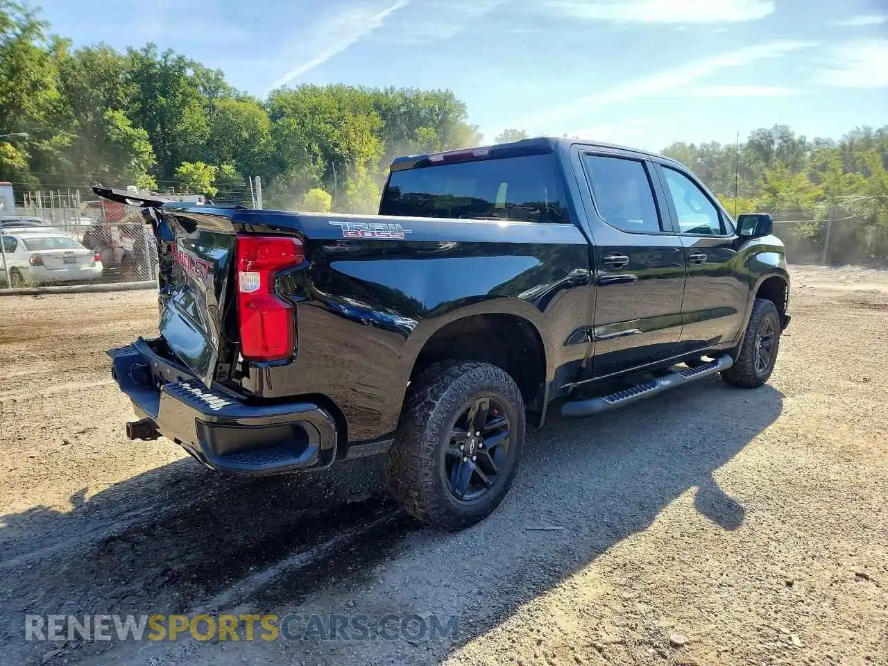 3 Photograph of a damaged car 1GCPYFED5MZ403897 CHEVROLET SILVERADO 2021