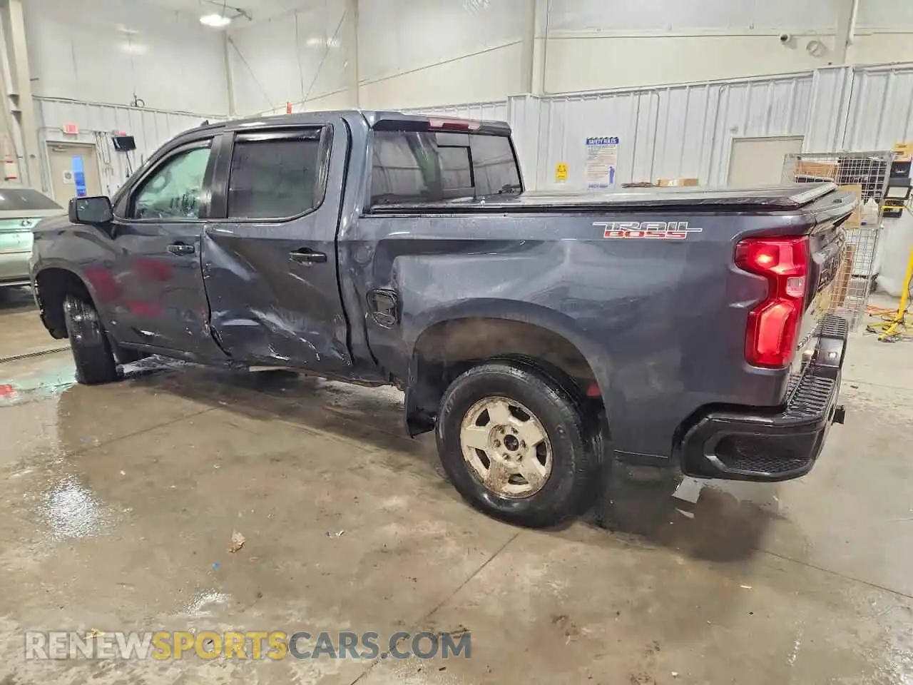2 Photograph of a damaged car 1GCPYFED6MZ153490 CHEVROLET SILVERADO 2021