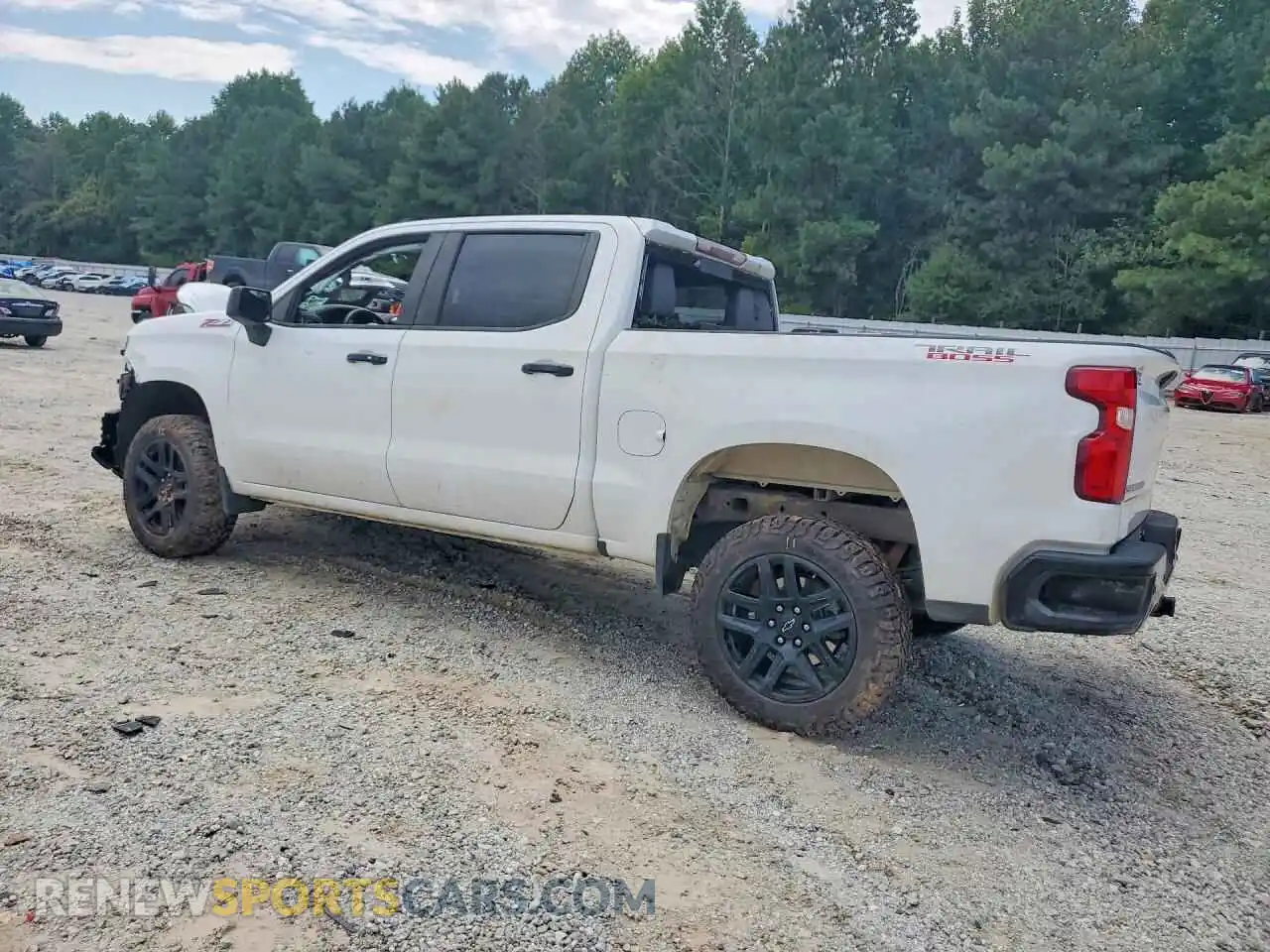 2 Photograph of a damaged car 1GCPYFED6MZ198266 CHEVROLET SILVERADO 2021