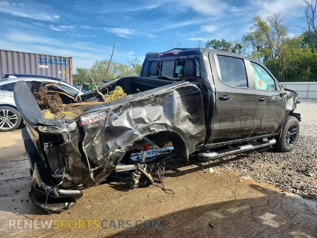 3 Photograph of a damaged car 1GCPYFED6MZ321998 CHEVROLET SILVERADO 2021
