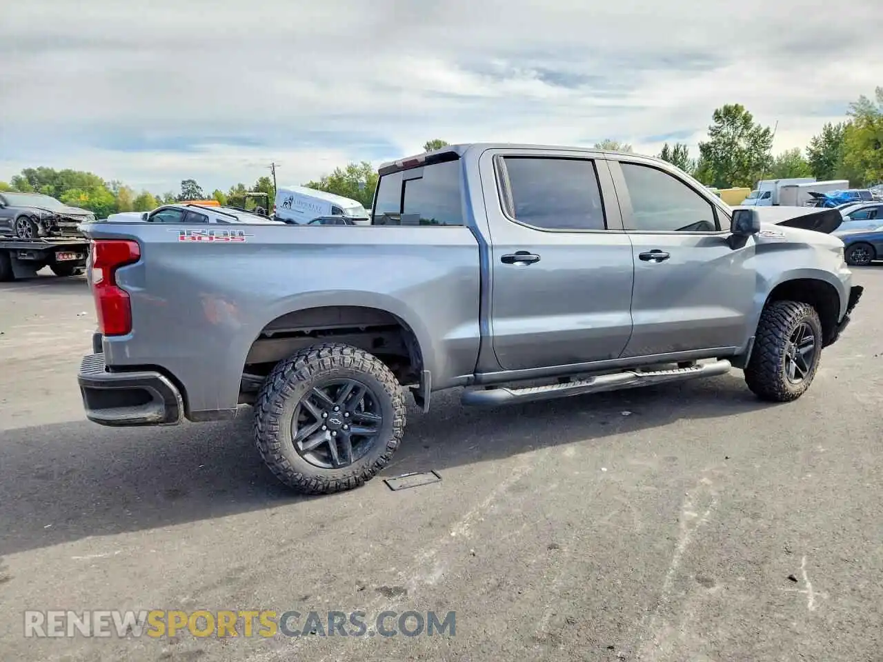 3 Photograph of a damaged car 1GCPYFED9MZ128776 CHEVROLET SILVERADO 2021