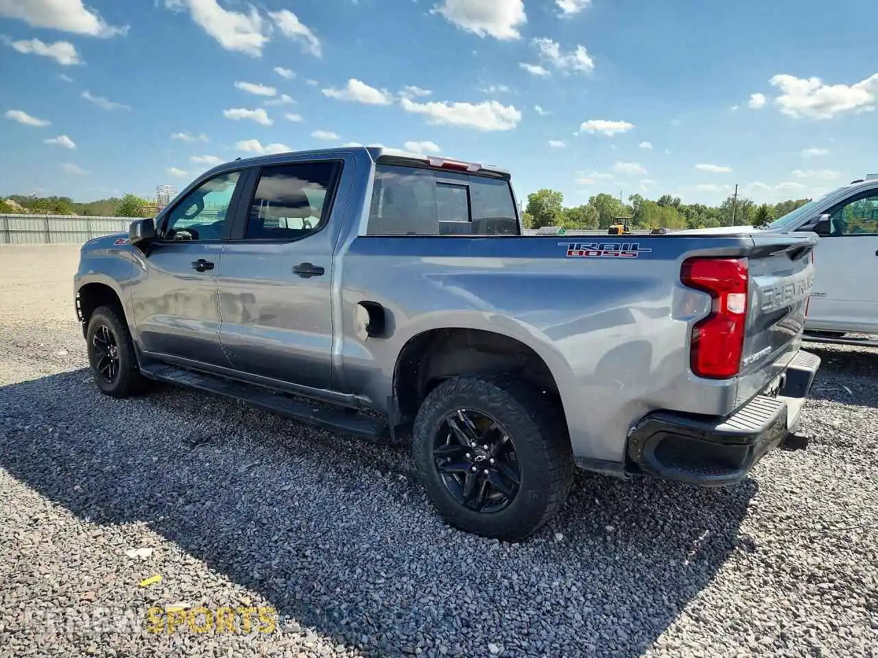 2 Photograph of a damaged car 1GCPYFEDXMZ267363 CHEVROLET SILVERADO 2021